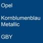 Preview: Opel, Kornblumenblau Metallic, GBY.